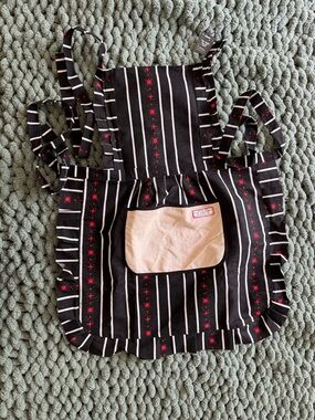 The Night Circus Stripe Star Print Apron with Front Pocket